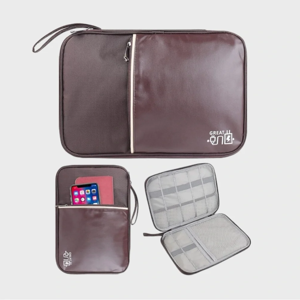 🔴 3/$25 Electronic Cable Organizer Bag NEW